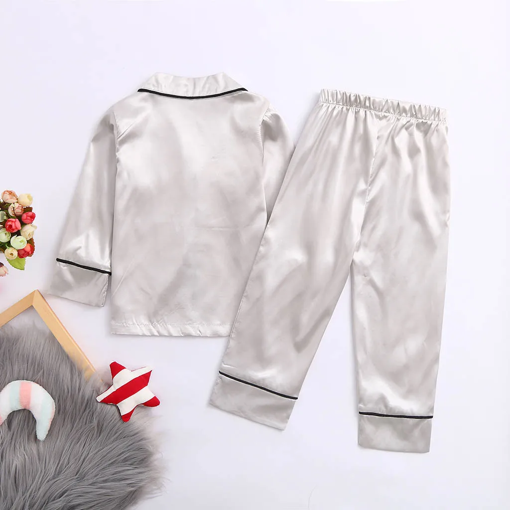 Одежда для новорожденных детская одежда для маленьких девочек Одежда для маленьких мальчиков топы с длинными рукавами+ штаны, пижамы, комплект одежды для сна,, 4
