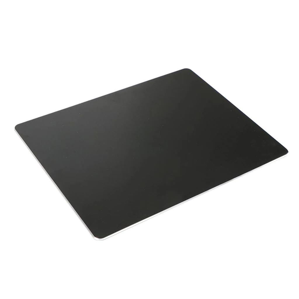 Black as described Противоскользящий коврик для мыши из алюминиевого сплава, офисный игровой коврик для мыши, коврик для компьютеров - Цвет: Black as described