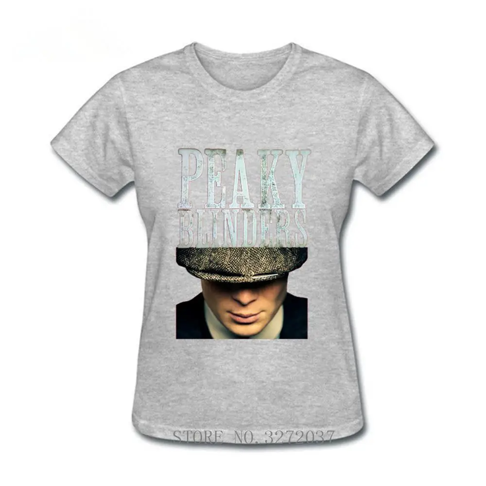 grey Peaky blinds, футболка, топ, футболка, негабаритная женская футболка, модная уличная одежда в стиле хип-хоп, крутая летняя футболка с круглым вырезом - Цвет: grey