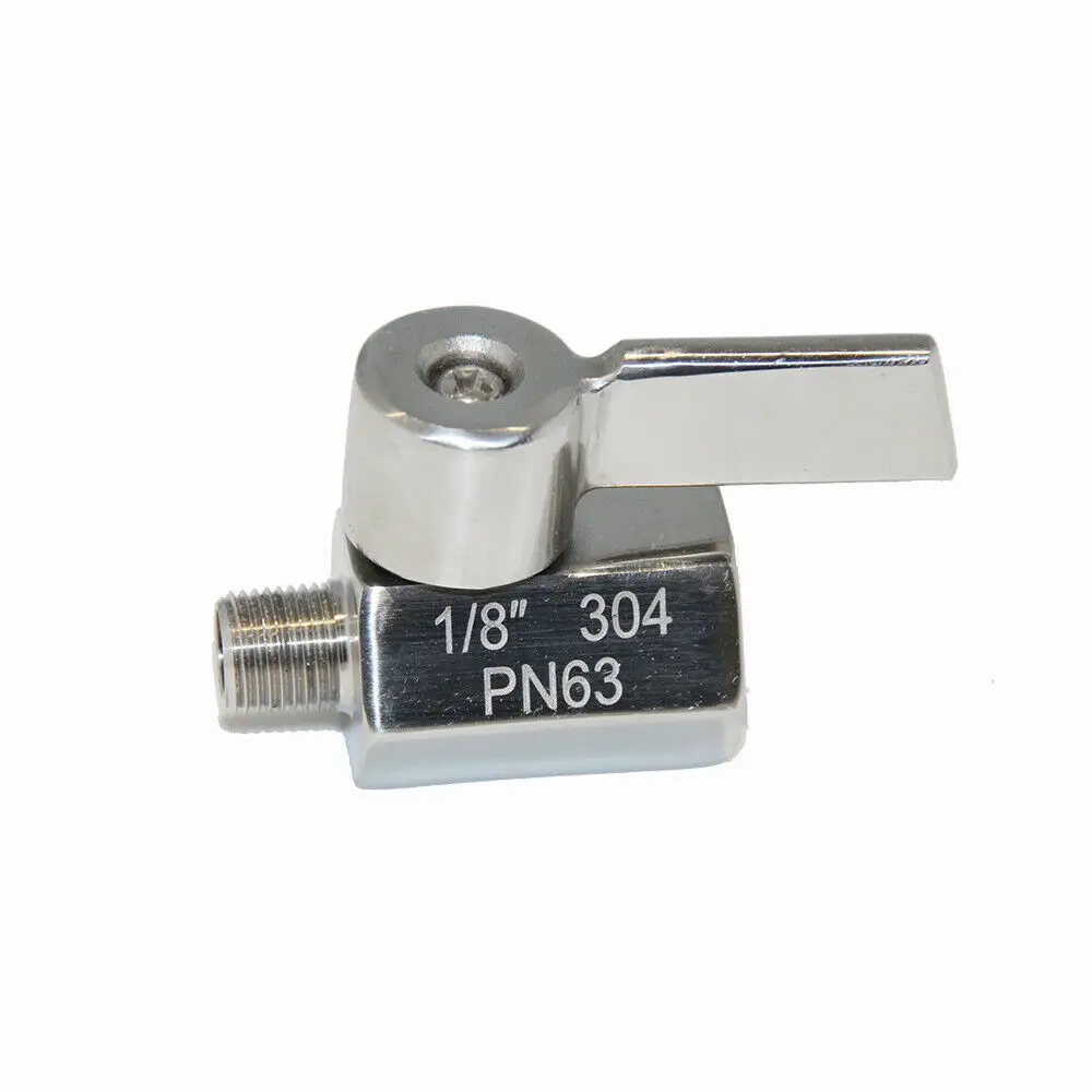 

1/8'' 1/4'' 3/8'' 1/2'' 3/4'' 1'' BSP 304 Stainless Steel Mini Ball Valve Female x Male