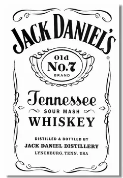 

Custom Printing Canvas Wall Mural Old NO.7 Whiskey Poster Vintage Stars Bar Stickers Office Mural Living Room Wallpaper #0664#