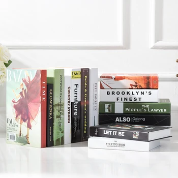 

Factory Direct Sale Fake Book Storage Imitation Book Decoration Simple English Decoration Props Book Home Model Room Decoration