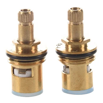 

1/2" Ceramic Tap Cartridges Disc Quarter Turn Valves Replacement Hot Cold Spares