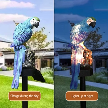 

1PC Solar Decoration Light Parrot LED Route Lighting Landscape Lights Lawn Light For Garden