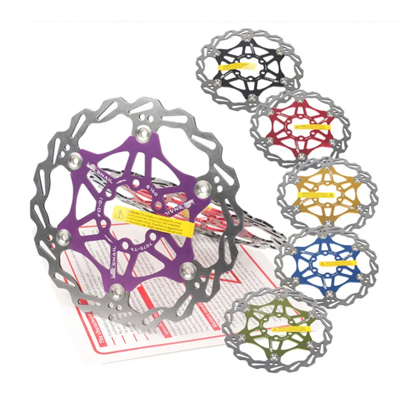 160 мм 180 мм 203 мм дисковый тормозной ротор для улитки горного велосипеда MTB поплавок плавающий велосипедный велосипед Алюминиевые роторы дисковый тормозной ротор
