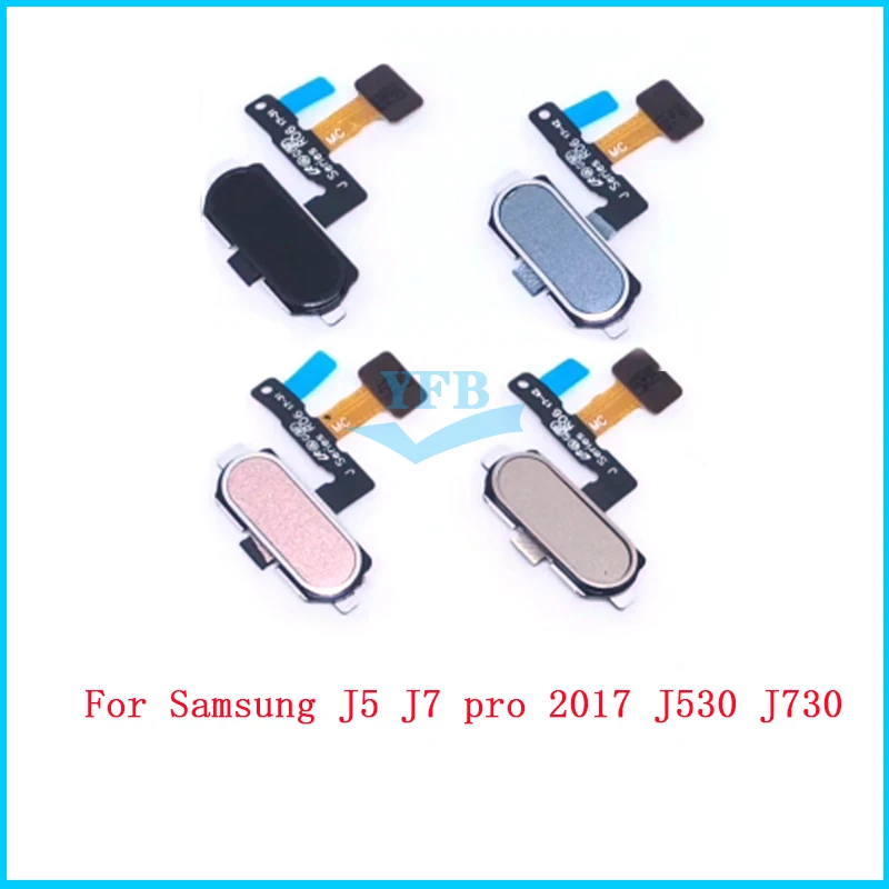 Для samsung Galaxy J5 J7 pro J530 J730 J6 plus J600 кнопка Home Touch ID датчик отпечатков пальцев обратный ключ меню гибкий кабель