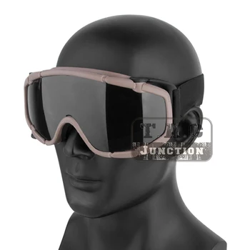 

Tactical Ballistic Anti-Fog Goggle Bicycling Motorcycle Airsoft Adjustable Eye Protective Eyewear Interchangeable Glasses