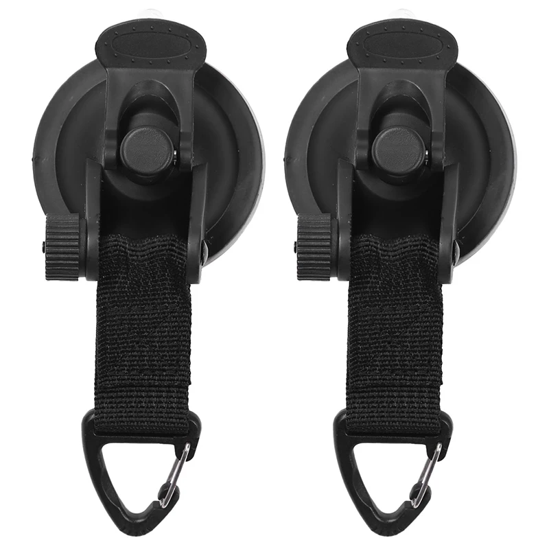 1/2/4Pcs Car Tent Suction Cups Buckle Side Round/Triangular Awning Anchors Outdoor Camping Tent Suckers Anchor Securing Hook
