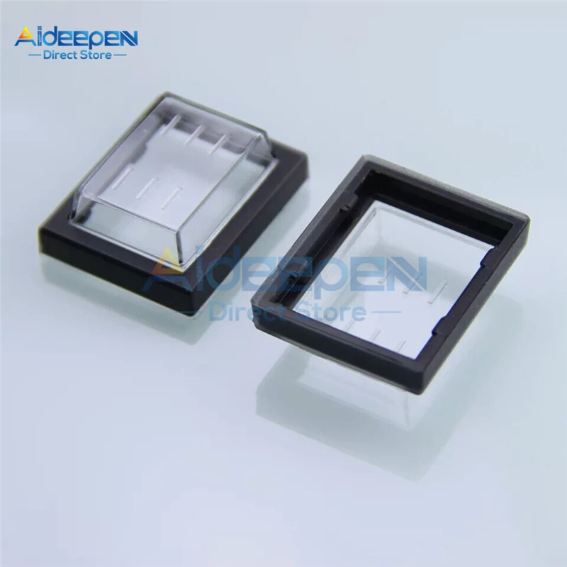 Waterproof Cap KCD4 кулисный переключатель переменного тока 16A/250V 20A/125V ВКЛ-ВЫКЛ 2/3 позиции 4/6 булавки с светильник Мощность переключатель с пыли Водонепроницаемый Кепки 25x31 мм - Цвет: Waterproof Cap