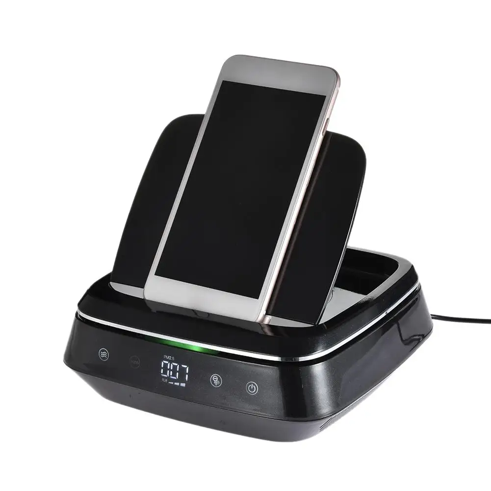 

5W DC12V Portable Rechargeable Wireless Purifier Multifunctional Aromatherapy Machine For Office Home HEPA Double Effect Filter