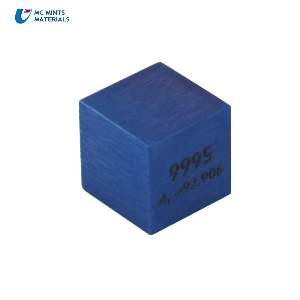Металлический Синий ниобий куб для Element Collection Science Experiment 99.95% 3N5 10x10x10 мм Красочный Nb Cube 4 исследования Сияющий