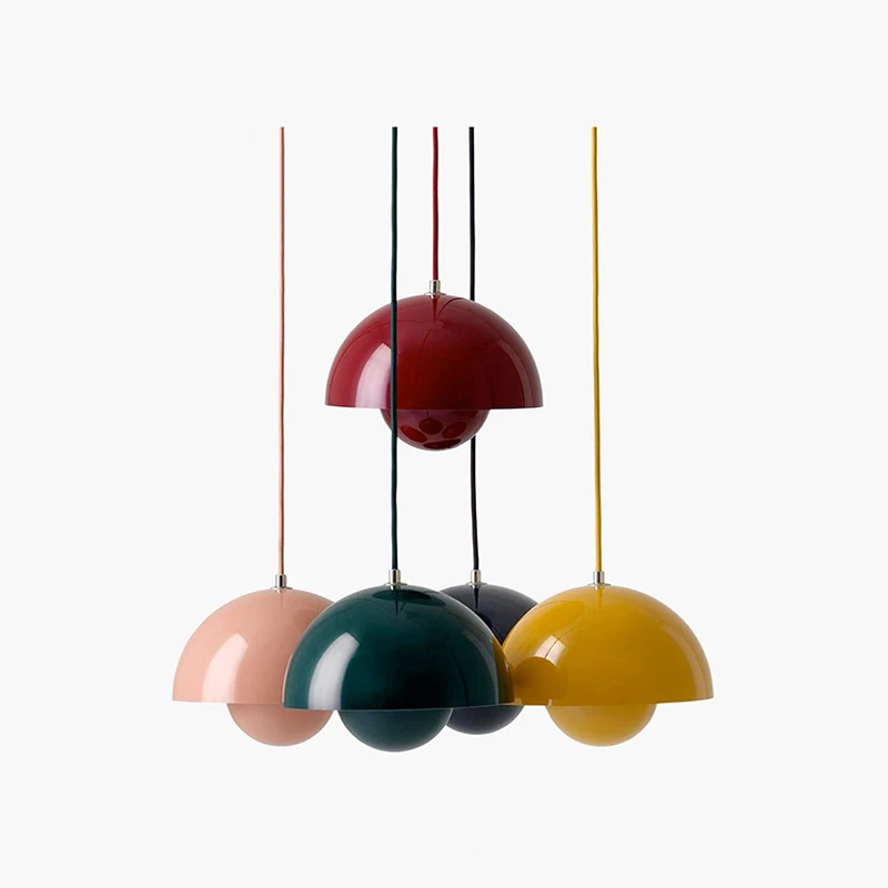 

Modern Iron Pendant Lights Color Hanging Lamp for Living Room Kitchen Bedroom nordic Lighting Dining Room Loft pendant lamp