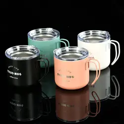 Оригинальная кофейная чашка 304 из нержавеющей стали, Вакуумная чашка, термос, чашка для путешествий, альпинизма, капучино, латте, кофейная