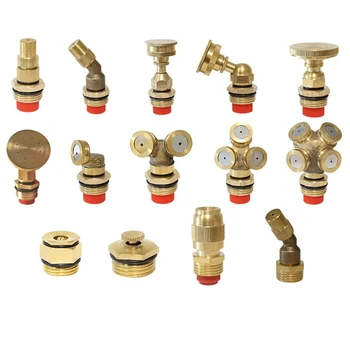 

Atomizing Nozzle with Filter Brass Low Pressure Atomization Sprinkler Cooling Humidifying Dust Removal Garden Sprinkle