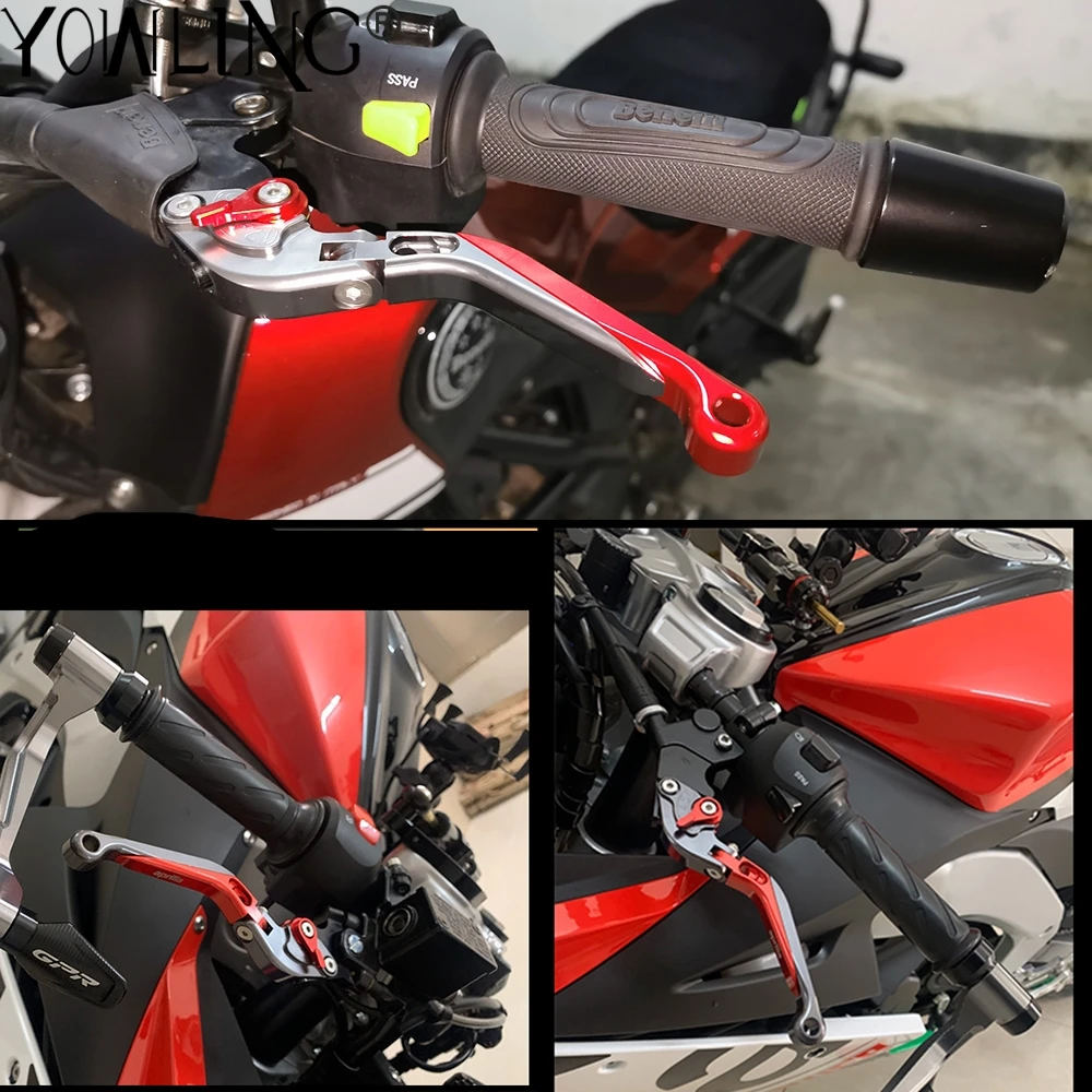 Kit de levier de frein et d'embrayage repliable LIGHTECH (Type K) - Ducati