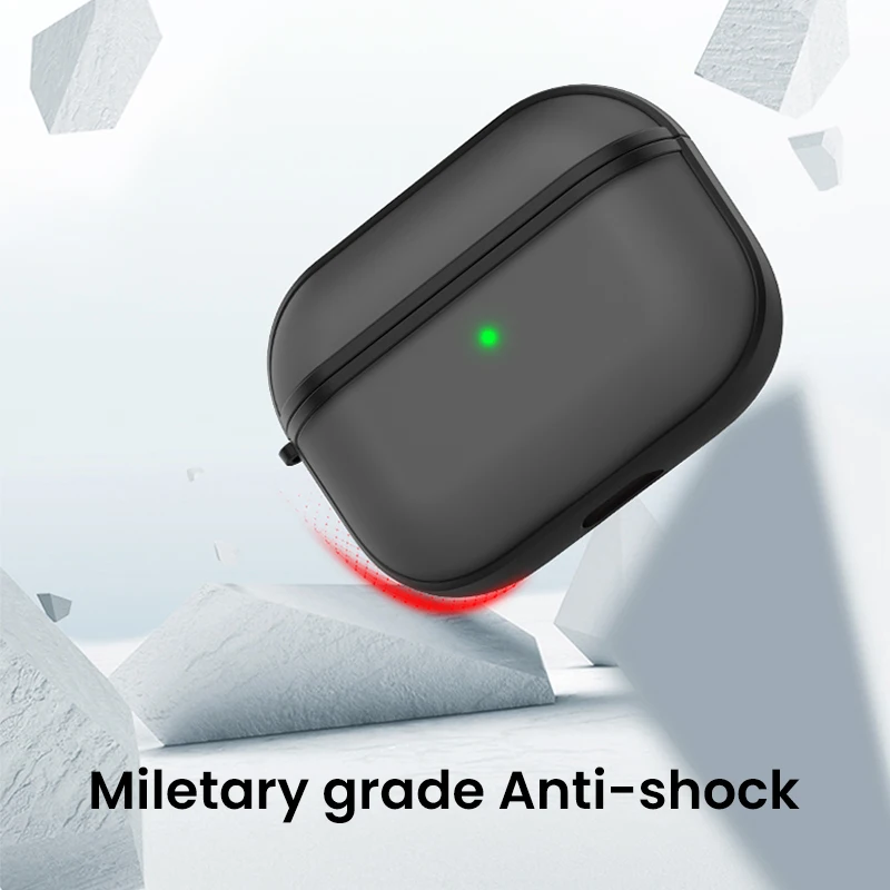 SUAIOCE для Apple AirPods Pro Чехол, беспроводной Bluetooth чехол для наушников, прозрачный чехол, защитный чехол для Airpod 3, защита от пыли