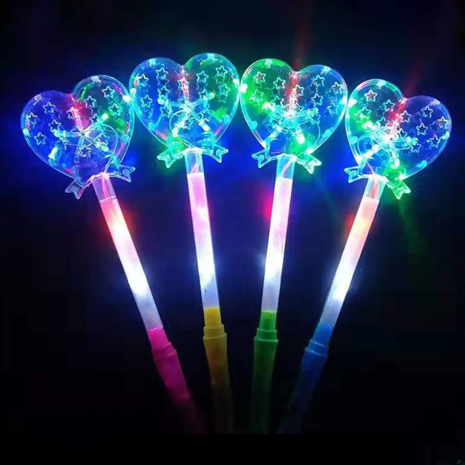 カラフルなライトスパイダーマン五芒星フラッシュライトスティックコンサート応援発光おもちゃ ライトアップするおもちゃ Aliexpress