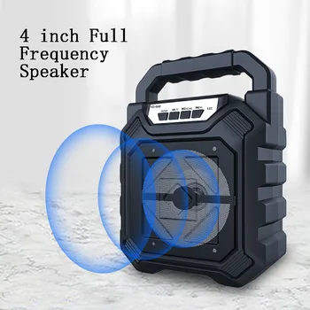 

Portable Mini High Power Bluetooth Speaker Support TFCard USB AUX Player Altavoz Bluetooth Boombox