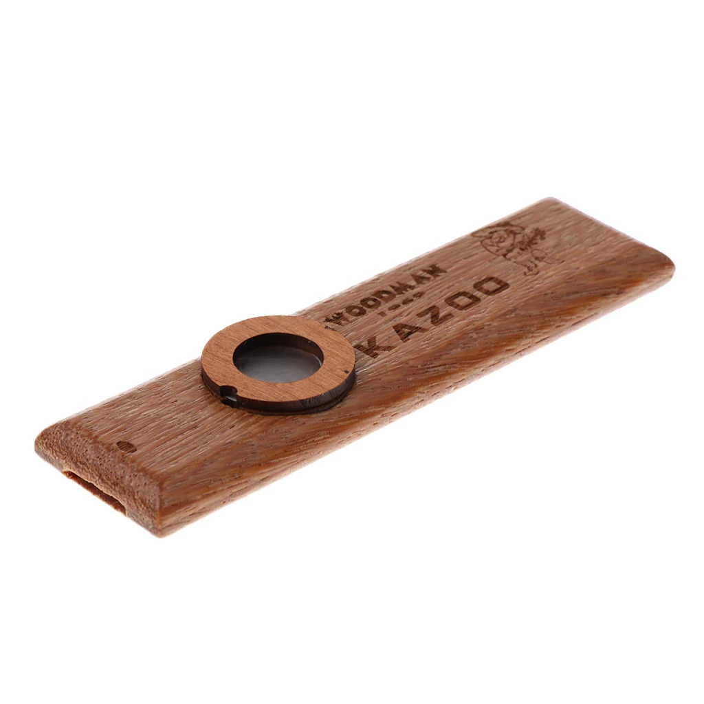 Kazoo деревянный с мембранной металлической коробкой для музыкального проигрывателя детская игрушка подарок