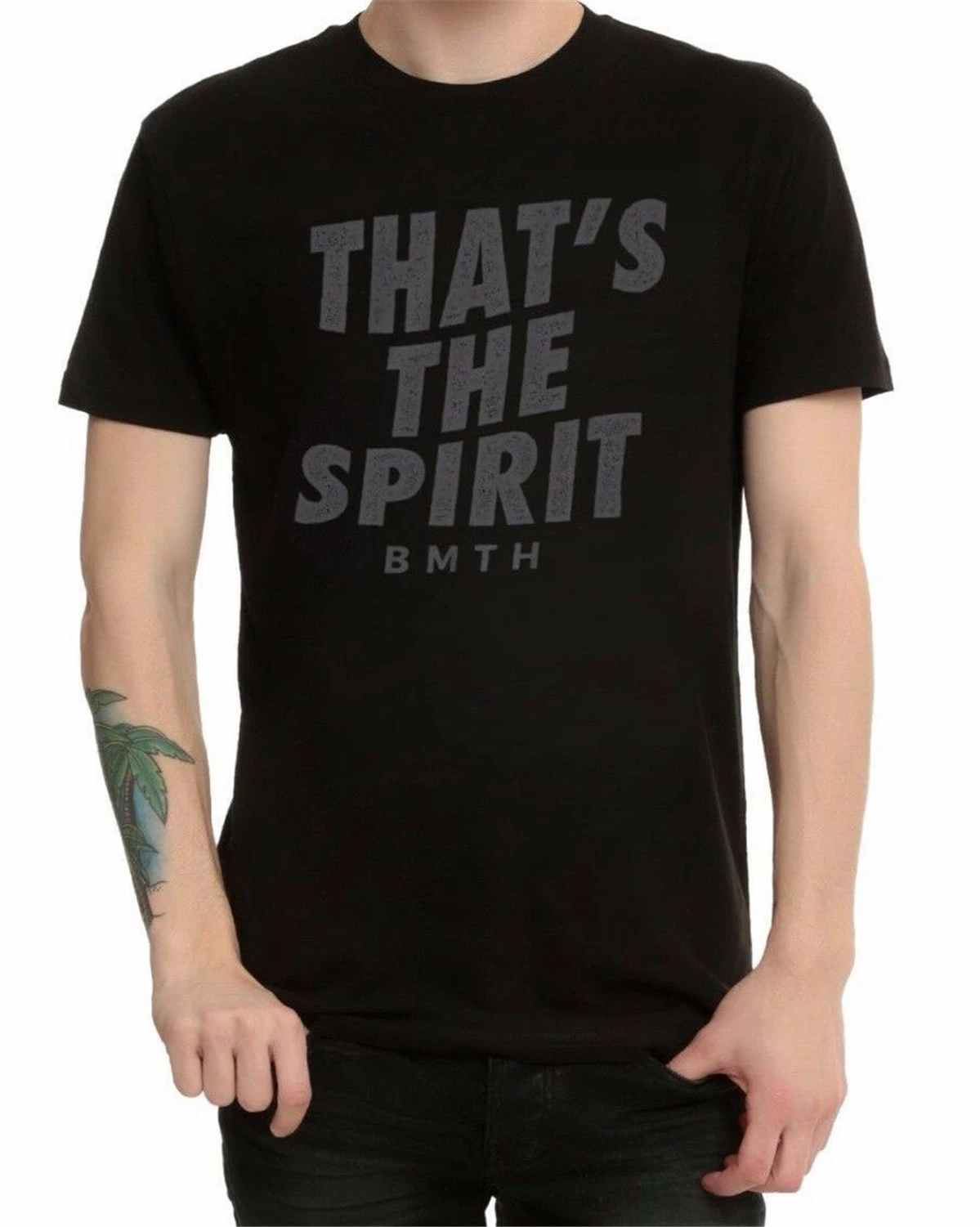 Футболка Bring Me The Horizon THAT's THE SPIRIT новая Подлинная Лицензированная harajuku Funny |