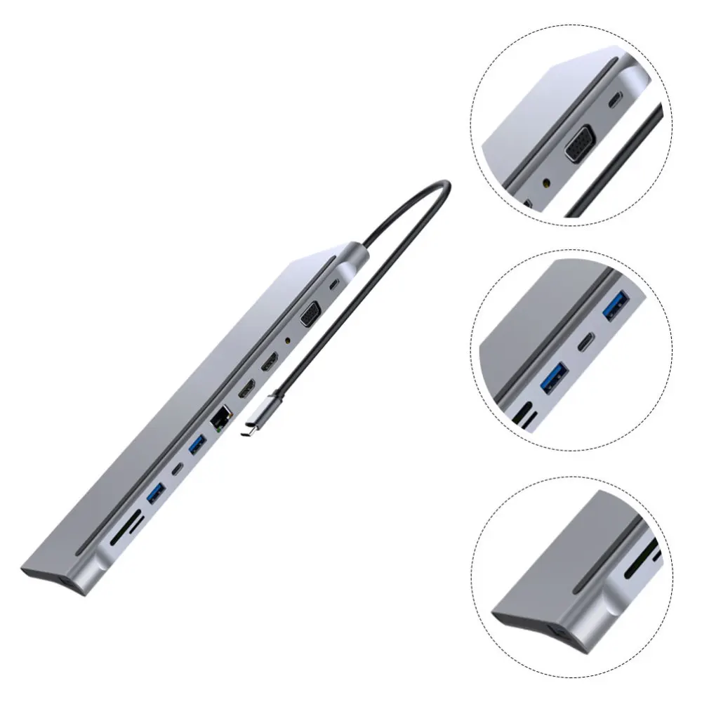 1 Pc Docking Station VGA PD RJ45 Portable