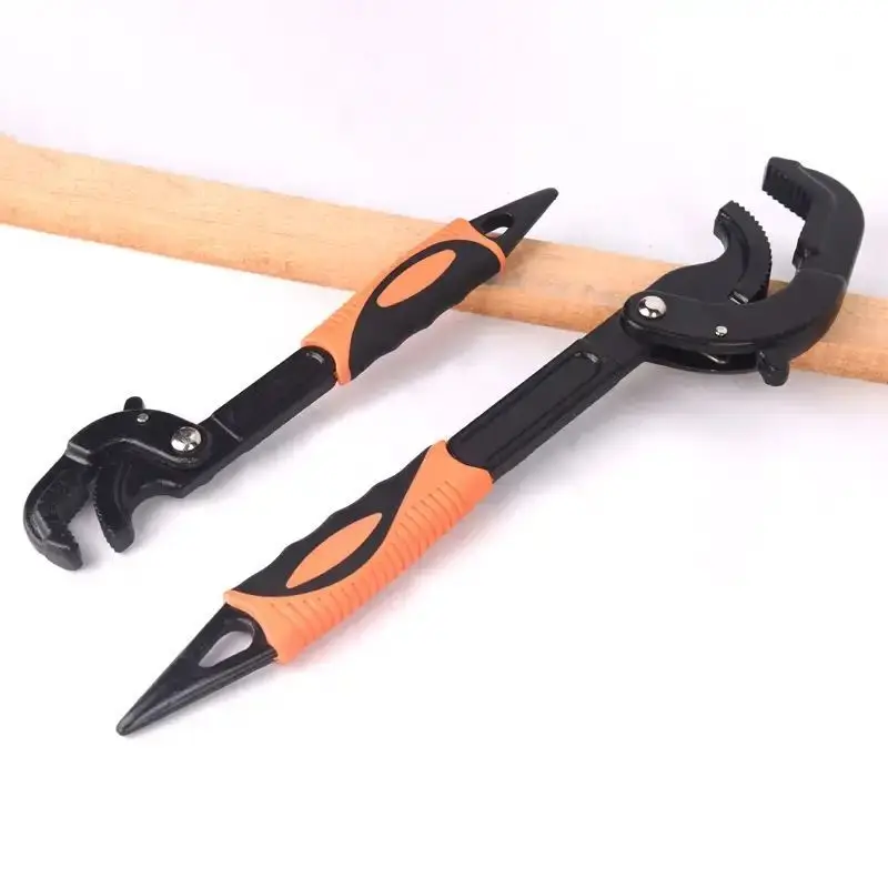 

Pipe Adjustable Wrench Universal Key Open End Multi Function Tool Carbon Steel Monkey Spanner Plumber Hand Tools 6-22MM 14-60MM