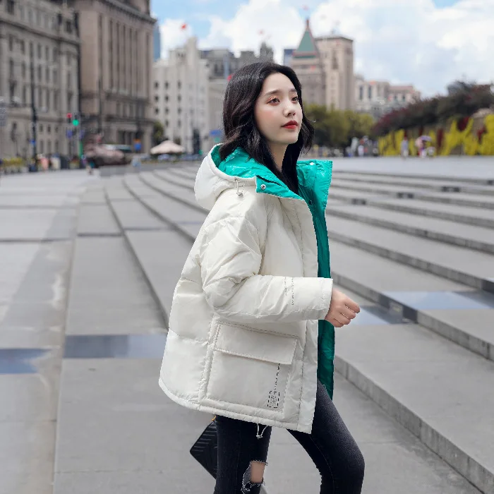 

Off Season Thin down Jacket Women's 2019 Autumn And Winter New Style Short Fashion Warm Korean-style Slim Fit Casual Coat Fashio