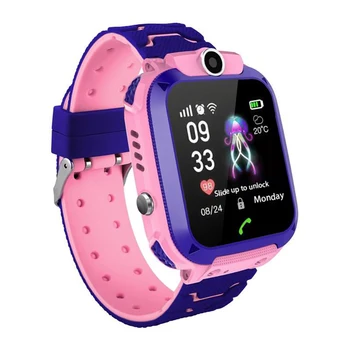 

New Waterproof Q12 Smart Watch Multifunction Children Digital Wristwatch Baby Watch Phone For IOS Android Kids Toy Gift