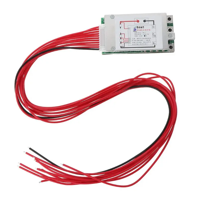 10S литий-ионный Литий-полимерный аккумулятор BMS PCB 36 В 16A защитная доска электрический автомобиль помощь велосипед Скутер D08A