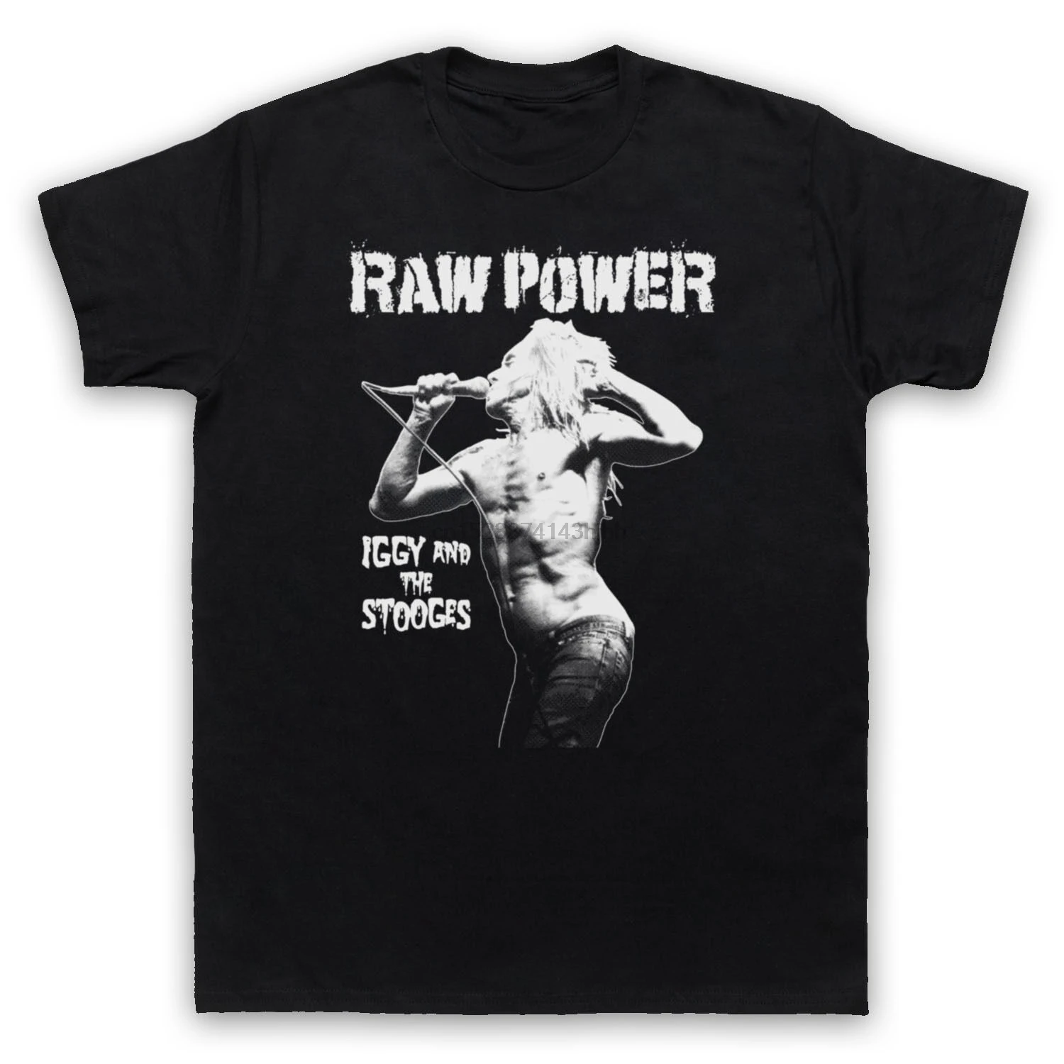 IGGY AND THE stoogees RAW POWER панк-Поп Футболка мужская женская размеры COLS | Мужская одежда