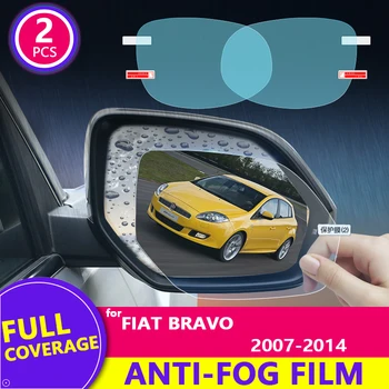 

for Fiat Bravo 2007 - 2014 2012 2013 Full Cover Rearview Mirror HD Film Anti-Fog Rainproof Auto Mirror Sticker Car Accessories