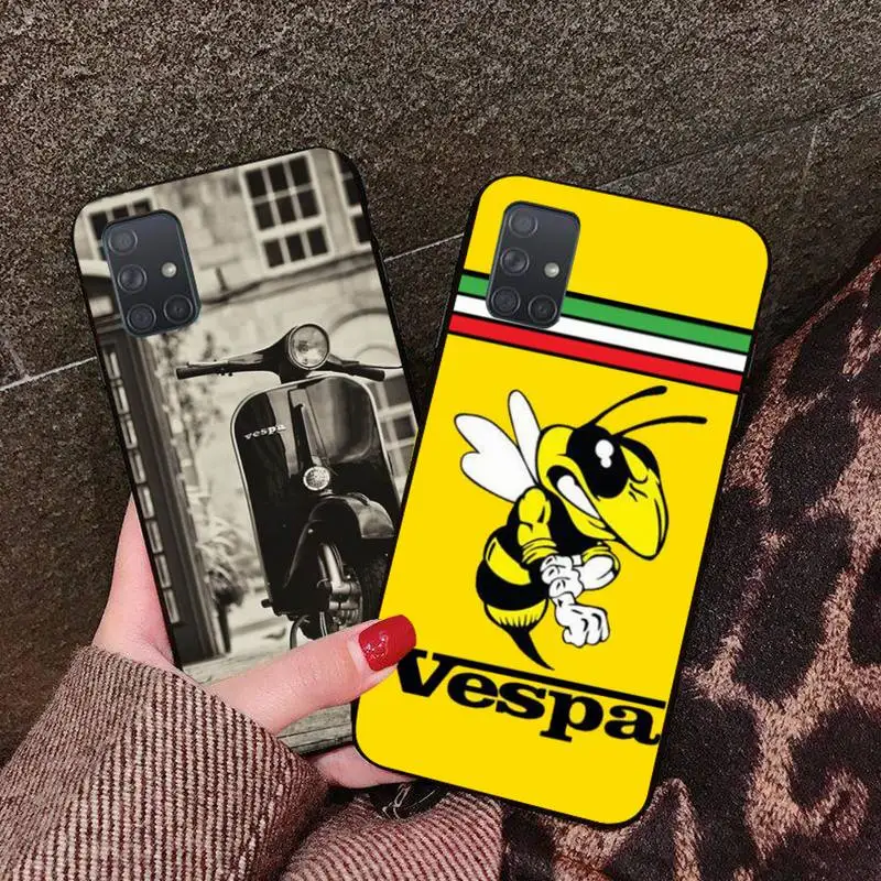 Vespa скутер DIY Печать чехол для телефона Корпус Samsung Galaxy A01 A11 A31 A81 A10 A20 A30 A40 A50 A70 A80 A71