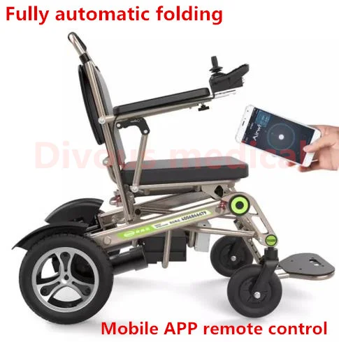 Free Shipping High Quality One-Button Smart Remote Control Folding Electric Wheelchair For The Elderly | Красота и здоровье