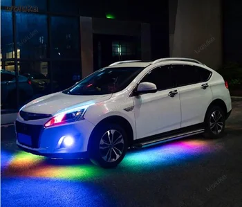 

Car door light streamer LED water light side door atmosphere light colorful modified chassis decorative light strip CD50 Q04