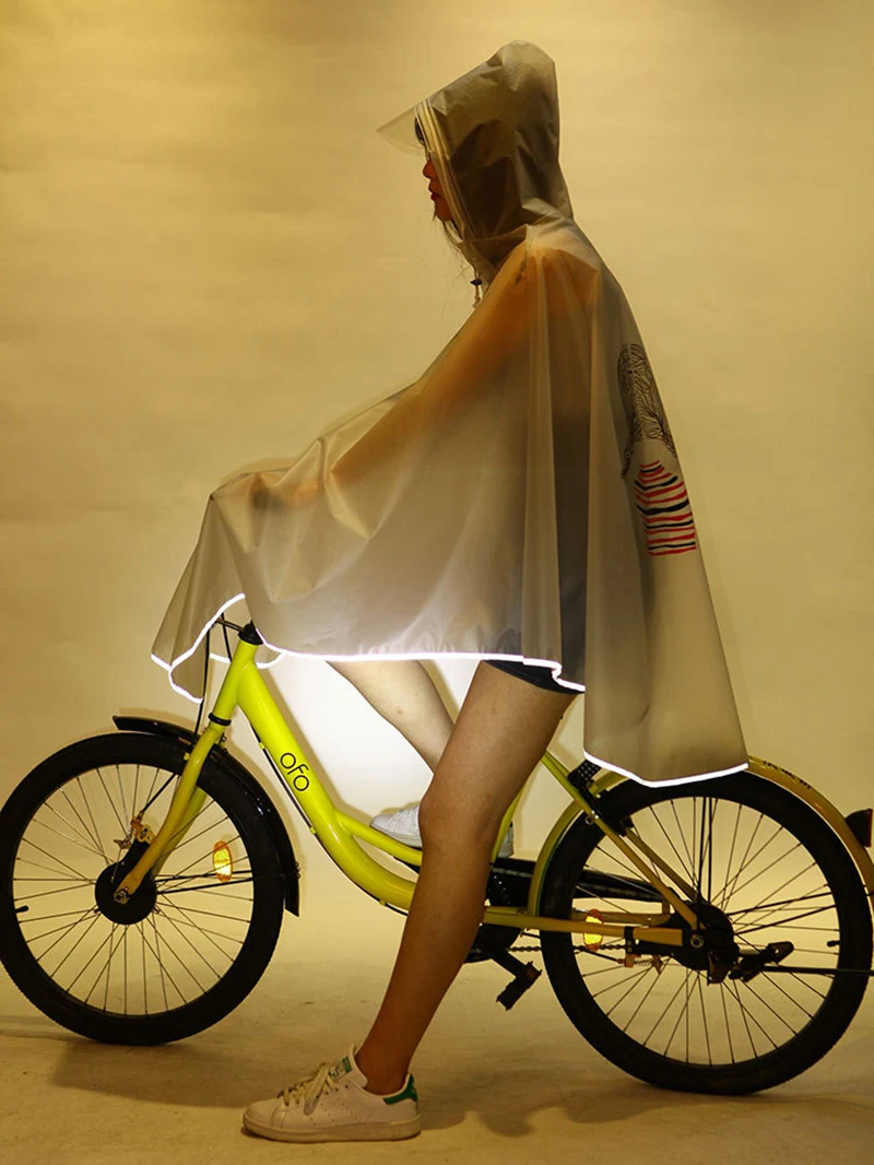 Chubasquero para hombre y mujer, para ciclismo, bicicleta, capa de lluvia,  poncho con capucha, cubierta de scooter de movilidad, ligera, compacta
