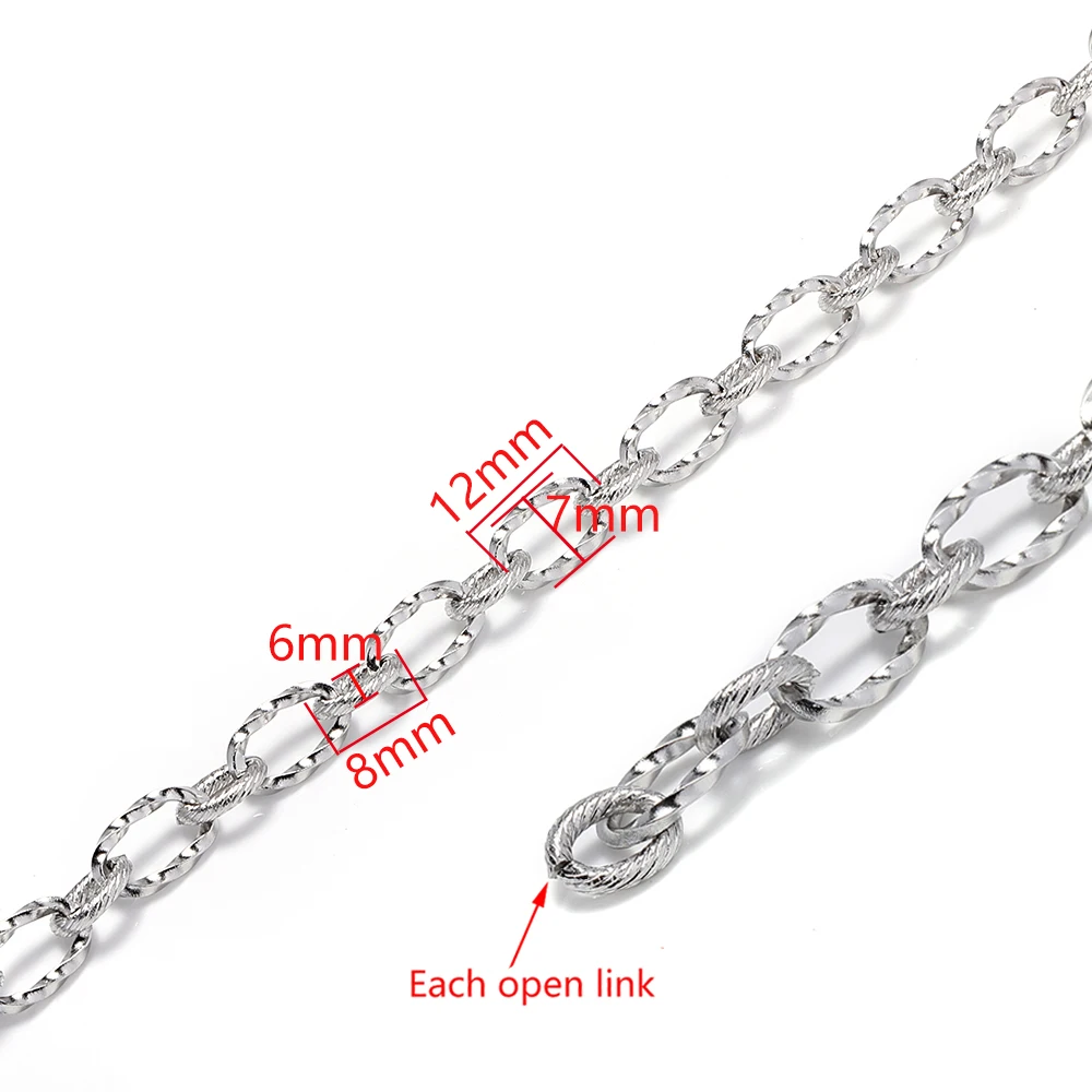 20 Catene Per Collane In Acciaio Inossidabile 1,5 Mm X 45 Cm - Base Per Creazione Gioielli Fai Da Te Con Moschettone - 2