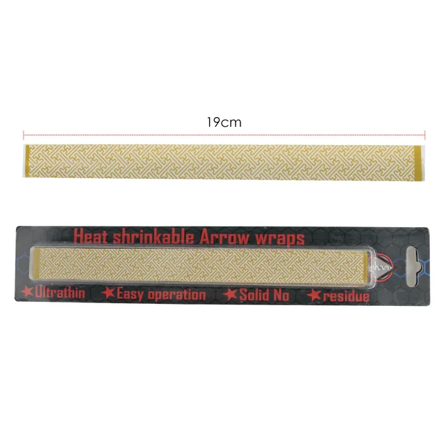 Dilwe Arrow Sticker 15pcs Heat Shrink Archery Arrow Wraps Sticker Universal Arrow Sticker Outdoor Toys