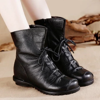 

2019 New Women Brand Snow Boots Fashion Thick Fur Warm Winter Boots Warm Shoes Women Shoes Plus Size