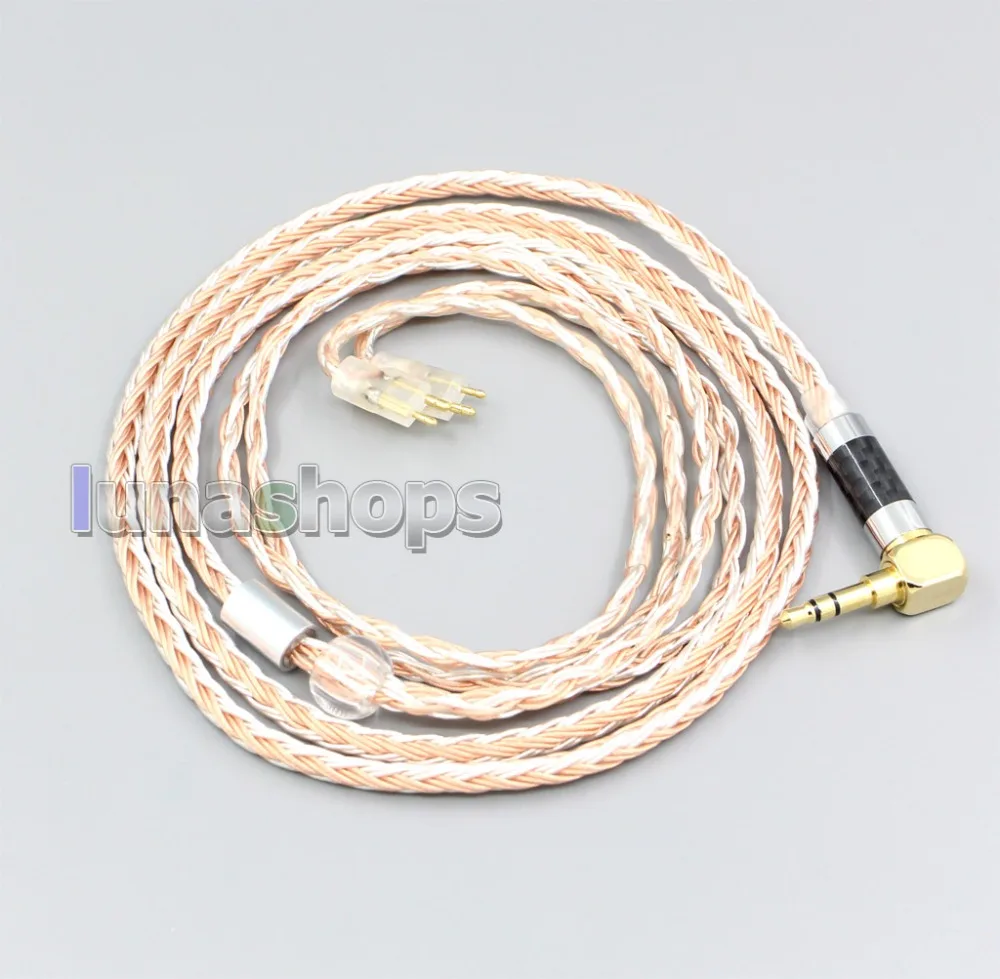 16 ядерный посеребренный OCC смешанный кабель для наушников LN006705 Fitear To Go! 334 частный