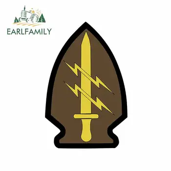 

EARLFAMILY 13cm x 8.5cm for Croatian Special Police Logo VAN Anime Surfboard Windshield Cartoon Car Stickers Bumper RV Graphics