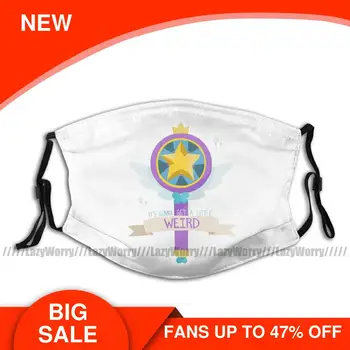 

Butterfly Mouth Face Mask Star Butterfly's Wand Facial Mask Kawai Beautiful with Filters Adult Mask