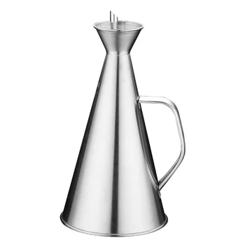 

500ml Countertop Kitchen With Handle Large Capacity Spice Stainless Steel Long Spout Tool Leak Proof Durable Oil Bottle