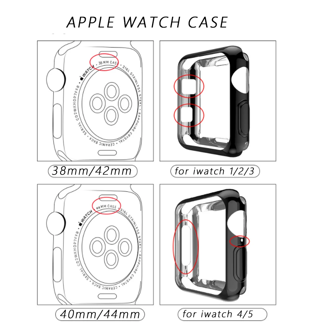 Алмазный чехол для Apple watch band 5 4 3 2 1 чехол 44 мм 40 мм 42 мм 38 мм iwatch band Кристальный защитный бампер