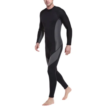 

3mm Thickness Men Wetsuit Long Sleeve Zipper Warm Swimming Surf Diving Suit THJ99