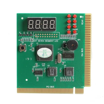 

4-Digit LCD Display Analyzer Diagnostic Post Card for PC Motherboard Post Tester indicator with LED for mian board