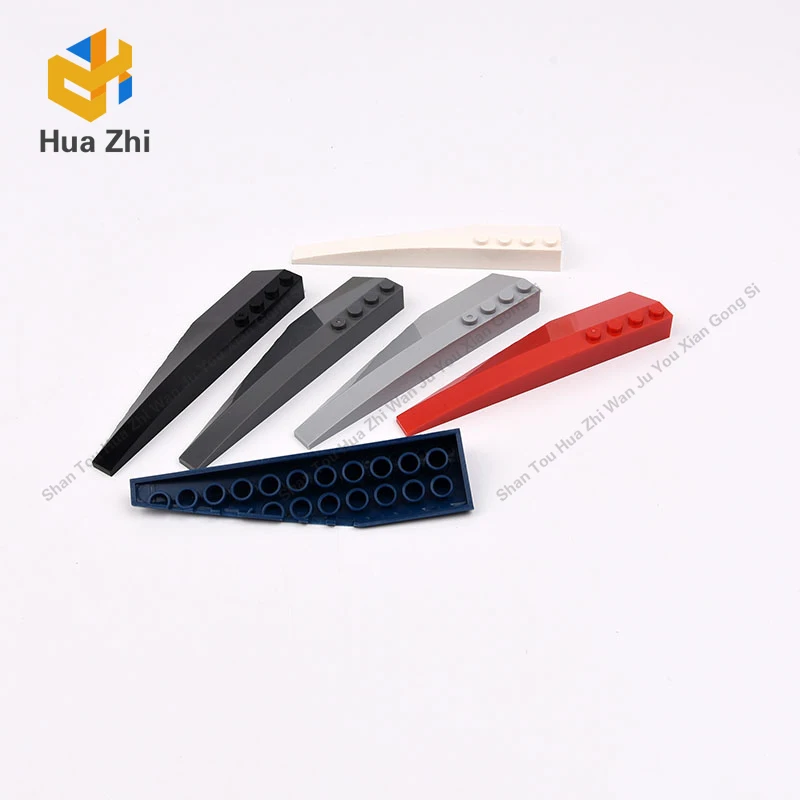 Bloques de construcción de cuña curvada, piezas de bloques de construcción de 12x3, MOC, educativo, DIY, 4 Uds., 42060