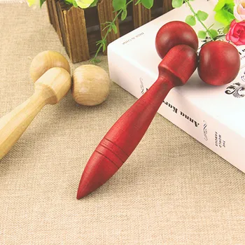 

Wooden Eye Face Roller Health Care Massager Primary Wood Slimming Relaxing Neck Body Relax