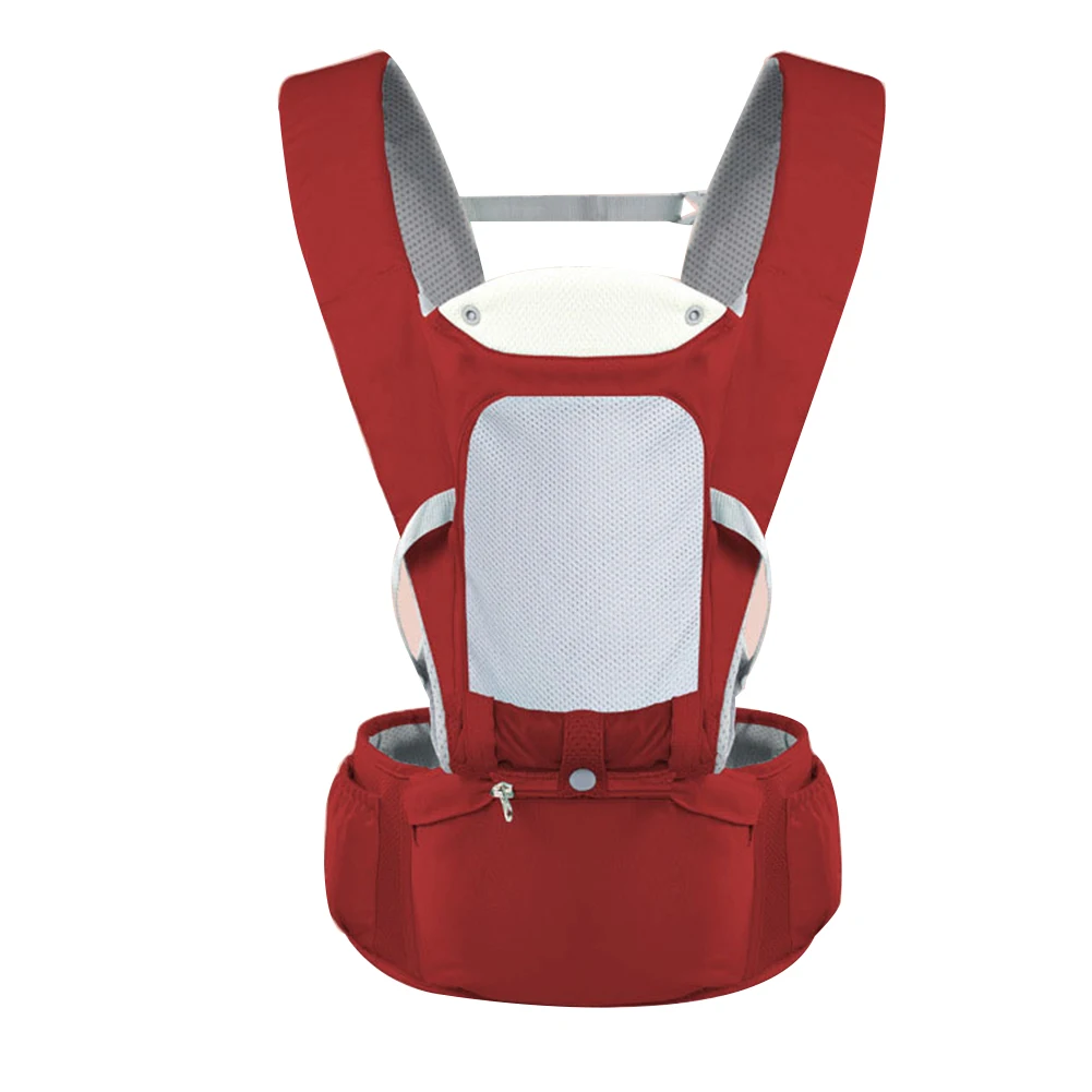 Передние крепежные петли Hip Seat Baby Carrier мягкий Хипсит(пояс для ношения ребенка) Воздухопроницаемый рюкзак Регулируемый Многофункциональный Ремень Через Плечо