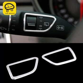

CarManGo For Mercedes Benz GLE ML GL GLS Auto Car Wiper Switch Frame Inner Rearview Mirror Cover Trim Sticker Interior Accessory