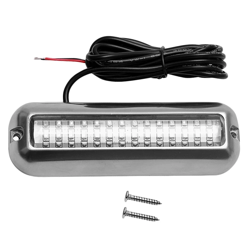 4 7 дюйма 42 Led 95Lm подводный Понтон Лодка транца Водонепроницаемый 316Ss Рыбалка